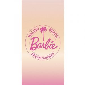 Aymax Serviette de plage - Logo Barbie - 70 cm x 140 cm
