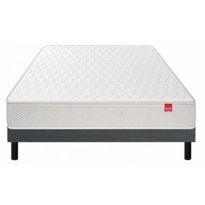 Epeda Ensemble Dépaysant + Sommier Confort Medium 180x200 - Double Sommier