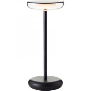 Image de Brilliant AG Lampe de table rechargeable Platon - Extérieur - LED 2W 3000K - 3 niveaux de gradation - IP44 - Noir