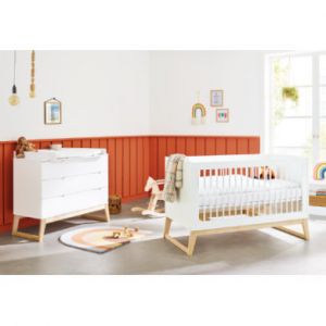 Pinolino Ensemble lit enfant commode à langer Bridge