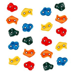 Kangui 20 Pierres à grimper d'escalade pour structures de jeux - Fixations non inclues