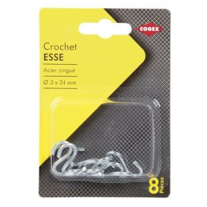 Cogex Crochet esse - ø 3x24 mm - 8 pcs