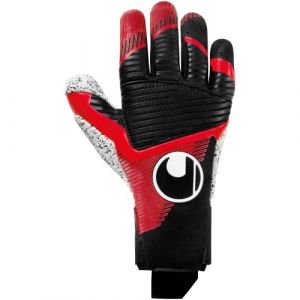 Uhlsport Powerline Supergrip+ Reflex Gants de Gardien de But de Football pour Enfants et Hommes, Gants de Football avec Une Nouvelle Formule de Mousse adhésive et des éléments High-Grip