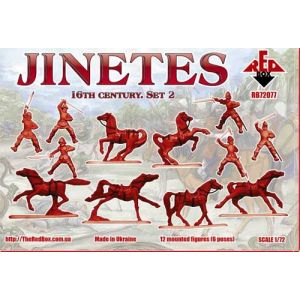 Red Box Jinetes, 16th Century. Set 2 - 1:72e