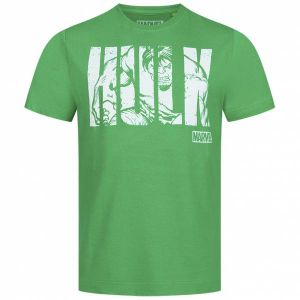HULK Text MARVEL Hommes T-shirt FBMTS304GRN