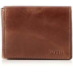 Fossil Derrick, Portefeuilles homme, Braun (Brown), 1.3x8.3000000000000007x10.199999999999999 cm (B x H T)