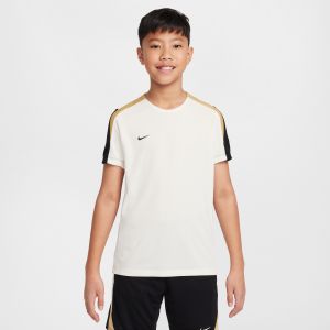 Nike T-shirt d'Entra&icirc;nement Dri-FIT Strike - Blanc/Noir/Or Enfant, pointure XS: 122-128 cm - ['Blanc'] - Taille XS: 122-128 cm