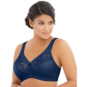 Image de Glamorise Minimizer, Soutien-Gorge Emboîtant Femme, Bleu (Blue 400), 105F