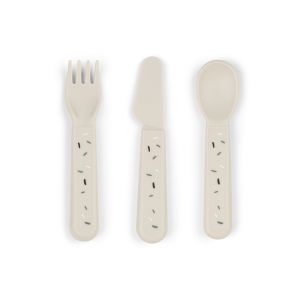 Done by Deer Set de 3 couverts Confetti Sable