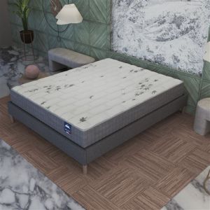 Sensorêve - Matelas Hybride: Ressorts ensachés + Mousse Mémoire de Forme - Épaisseur 25cm - Soutien Tonique & indépendance de Couchage- .200.x.200.cm.