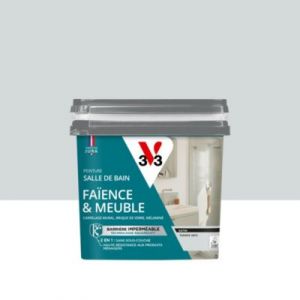 V33 Peinture De R&eacute;novation Fa&iuml;ence & Lambris Tendre Gris 0,75 L