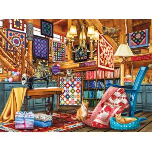 Sunsout Puzzle The Quilt Lodge