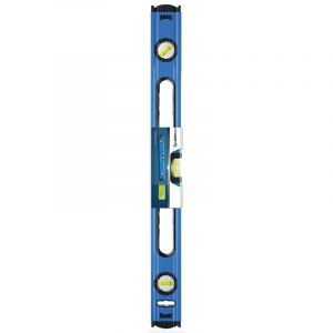H&ouml;gert Technik - Niveau &agrave; Bulle de 80 cm, Niveau a Bulle &Eacute;quip&eacute; de 3 Fioles 0 &deg; / 45 &deg; / 90 &deg;, Niveau en Aluminium, Embouts Amortisseurs, Bulle Niveau - 80&times;5.65&times;2.1 cm, HT4M008