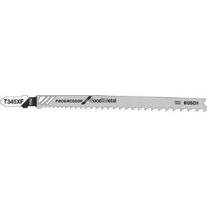 Bosch 2608634995 - Lame de scie sauteuse T 345 XF, Progressor for Wood and Metal, lot de 25