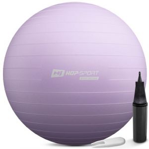 Image de Ballon Fitness 85 cm Pompe Anti-éclatement Ballon de Gymnastique Balle d’Exercice Antidérapant Yoga Pilates Max 100kg Violet