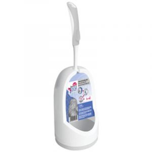 York Brosse WC Blanc/Gris Taille L