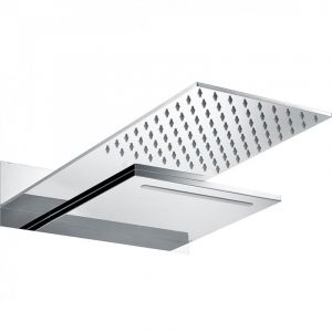Pomme haute de douche carrée 2 fonctions Imex