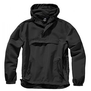 Image de Brandit Été Coupe-Vent, Veste Imperméable, Anorak, Veste de Sport, Taille S À 5XL - Noir, 5XL