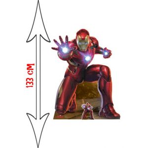 Image de Star Cutouts Figurine en carton Marvel Comics Iron Man H 133 CM