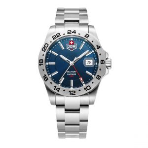 Montre Homme JDM Military Delta 24 - JDM-WG018-01 Bracelet Acier Argent