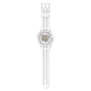 Swatch Montre Mixte Scubaqua Transparent SSCU09K100