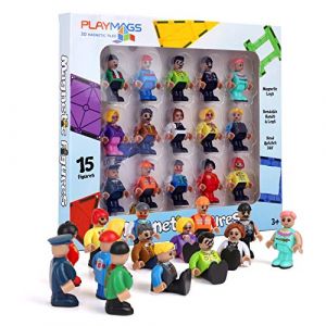 Playmags Community Figures Set - Figure magnétique 15 pièces