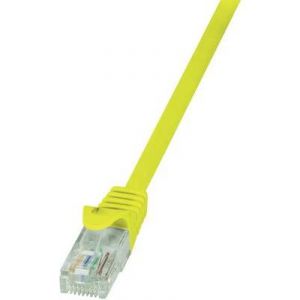 Logilink CP2057U - Câble RJ45 CAT6 U/UTP 2m Jaune