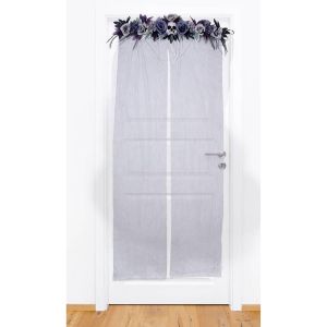 Ruedelafete Rideau de porte &agrave; fleurs 1m80