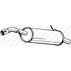 Bosal Silencieux arrière 190-099