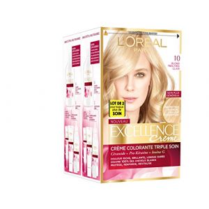 Image de L'Or&eacute;al Excellence Cr&egrave;me Blondes 10 Blond Tr&egrave;s Tr&egrave;s Clair