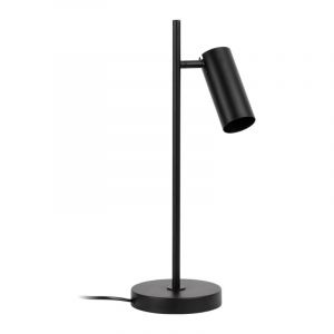 Xanlite Mathias - Lampe à poser VERSO en métal Noir, compatible culot GU10, 7W - LAPSVERSON