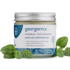 georganics Natural Toothpowder English Peppermint - 120 ml