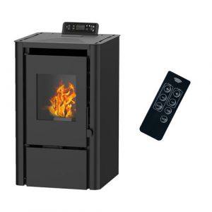 Poêle à granulés étanche Anita 7,6 kW Noir Sannover