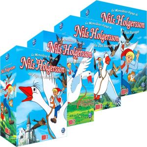 Image de Coffret Le Merveilleux Voyage de Nils Holgersson aux Pays des Oies Sauvages - Volumes 1 &agrave; 4