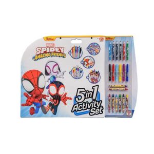 Set de dessin Canenco Marvel Spidey and his amazing friends 5 en 1 Activity set