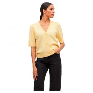 Image de Vila Cardigan Court Ril 2/4 L Golden Haze / Detail Melange