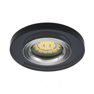 Kanlux Support spot rond décoratif 90 mm - Finition - Noire