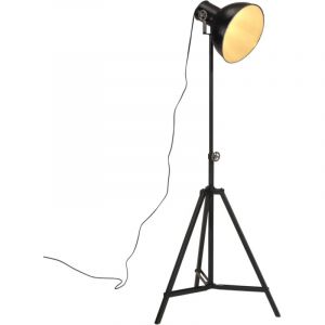VidaXL Lampadaire 25 W Noir 61x61x90/150 Cm E27