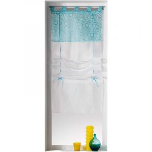 Store droit voile uni a passant 45 x 180 cm Tunis Menthe