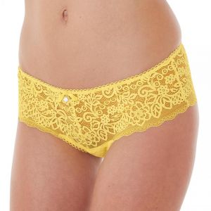 Shorty tanga jaune Tapageuse - Pomm'Poire