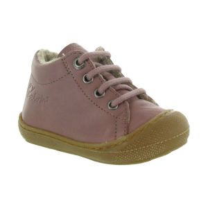 Image de Naturino Cocoon-Chaussures Premiers Pas en Nappa, doubl&eacute;s en Laine Rose Antique 19