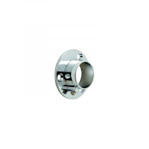 Duval Bilcocq - Naissance avec embase zamac pour tube penderie - Diamètre embase : 50 mm - Pour tube de diamètre : 30 mm -bilcocq