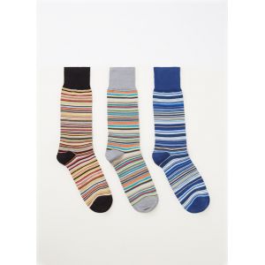 Image de Paul Smith Chaussettes à rayures en lot de 3