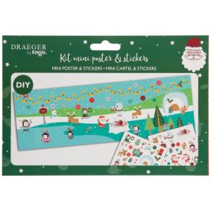 Image de Mini Kit Poster Stickers Noël Gourmand