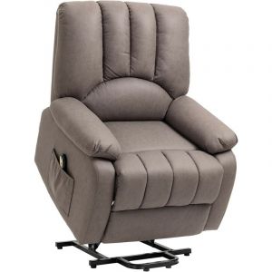 Fauteuil relax inclinable électrique releveur Baryton avec repose-pied et télécommande