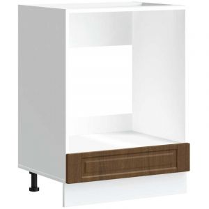 VidaXL Armoire &Agrave; Four Porto Ch&ecirc;ne Marron Bois D'ing&eacute;nierie