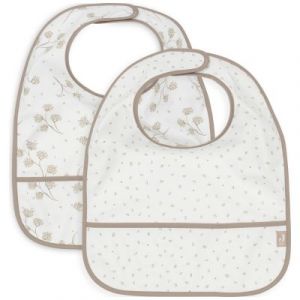 Jollein Lot de 2 Bavoirs Imperméables - Leafy Dreams