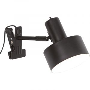 Nordlux Luminaire à pince matis Métal Noir, H.16 IP20 E27 / Intérieur