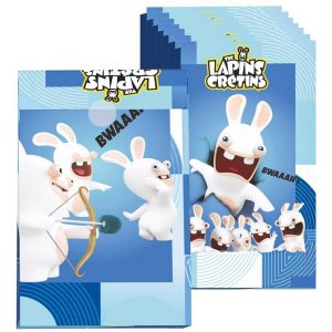 Ruedelafete Lot de 8 sacs surprise Lapins Cr&eacute;tins