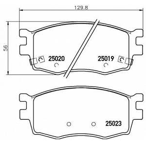 Brembo Jeu de 4 plaquettes de frein avant HYUNDAI i20 (065P 30 069)